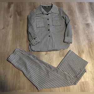 Vintage Jack Winter Women’s Two Piece Plaid Set